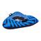 Pool Central 3.2ft. Inflatable Triangle Black & Blue Ride-On Pool Float & Snow Tube